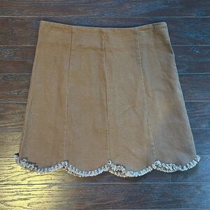 Fringe scallop skirt 🐻